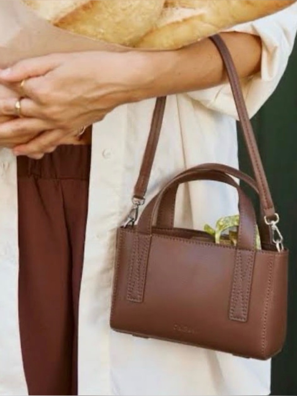 NWOT Calpak Haven Mini Crossbody bag purse in Espresso